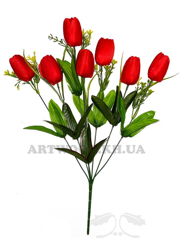 Букет штучних квітів Тюльпан 7 голів