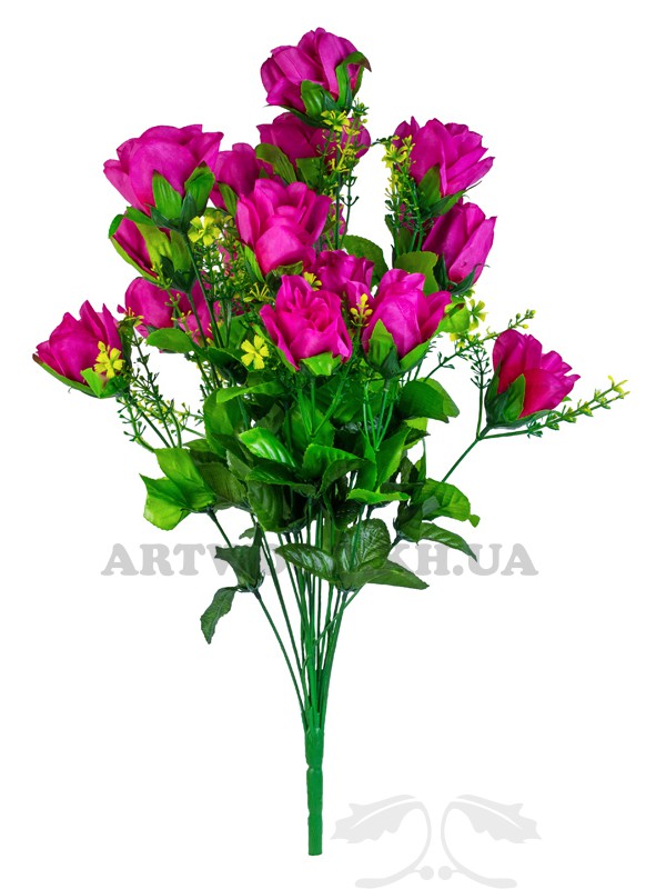 Букет  искусственные цветы роза бутон А311-18
